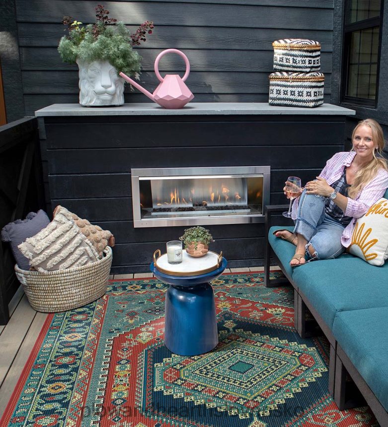 Plow & Hearth vnútorný/vonkajší veľký koberec pensacola 6P208P1456 domáce potreby