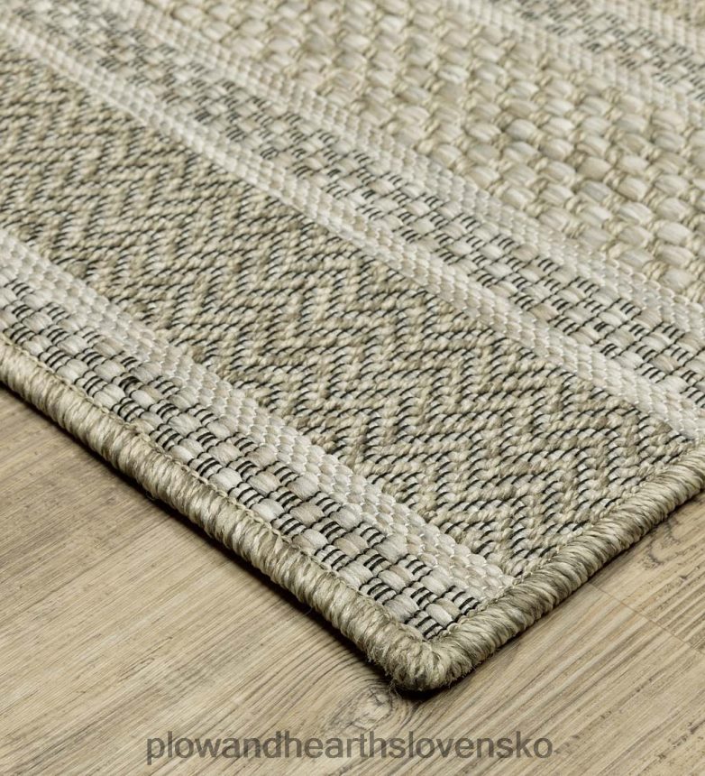 Plow & Hearth vnútorný/vonkajší yucatánsky mriežkový polypropylénový koberec 6P208P1416 domáce potreby