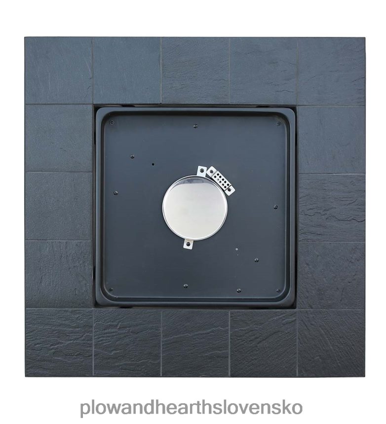 Plow & Hearth Vonkajšie ohnisko na plynový lp brookdale s lisovaným obkladom, 30