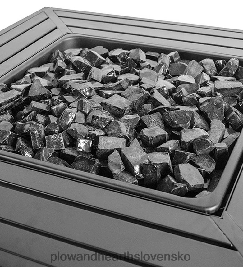 Plow & Hearth gilbert vonkajšie lp plynové ohnisko s oceľovou rímsou 6P208P1625 domáce potreby