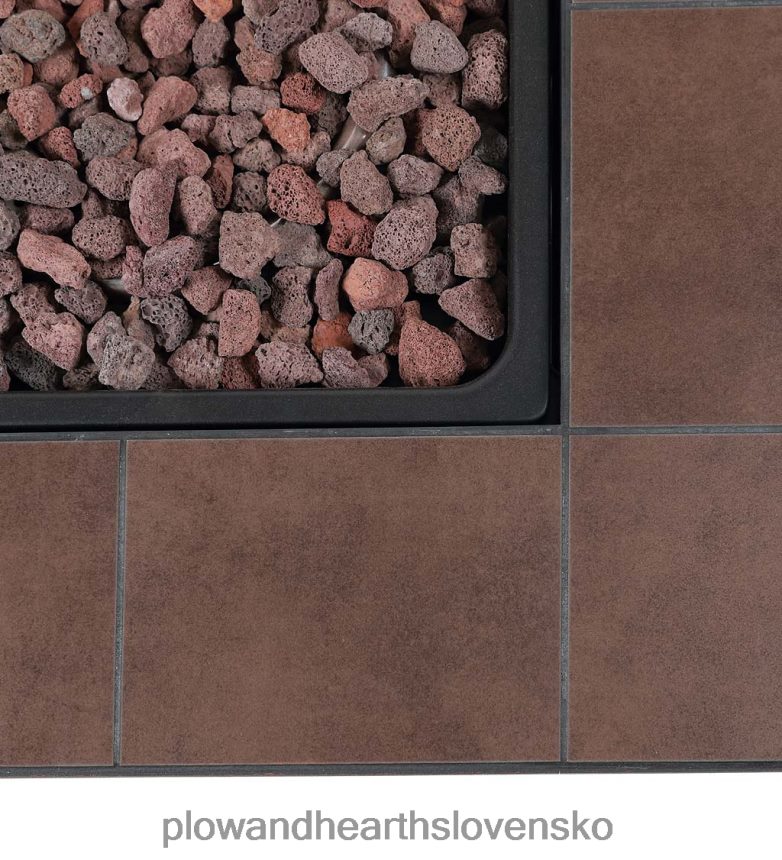 Plow & Hearth ohnisko halifax na propánový plyn so stolovou vložkou a lávovými kameňmi 6P208P1594 domáce potreby