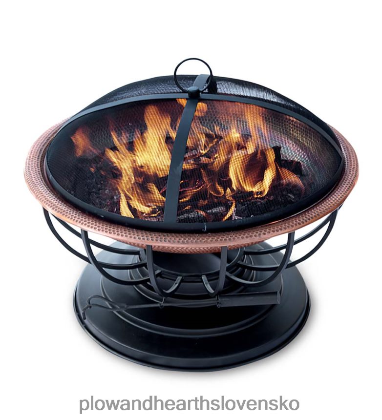 Plow & Hearth tepané medené ohnisko s vekom premení na stôl 6P208P1592 domáce potreby