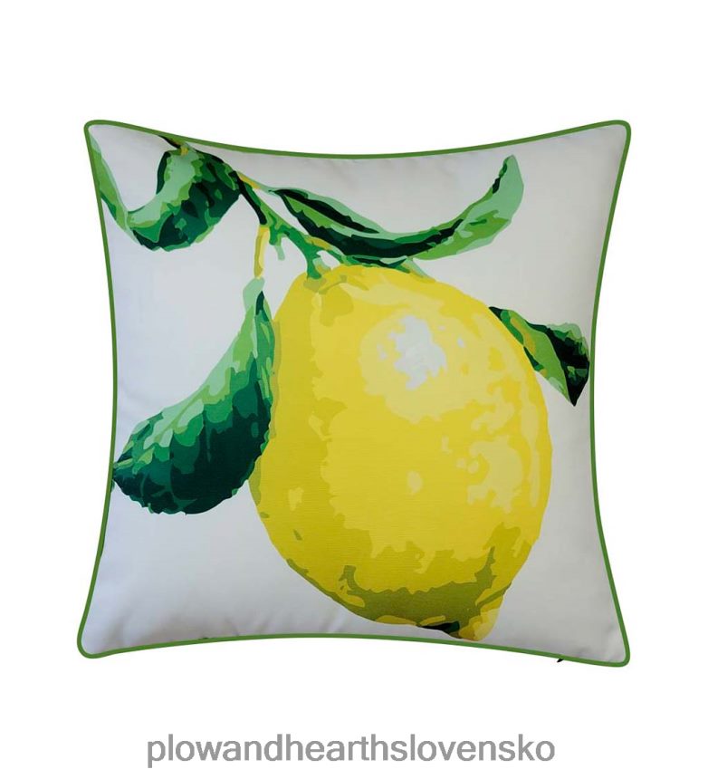 Plow & Hearth New York botanická záhrada citrón hodiť vankúš 6P208P1262 domáce potreby