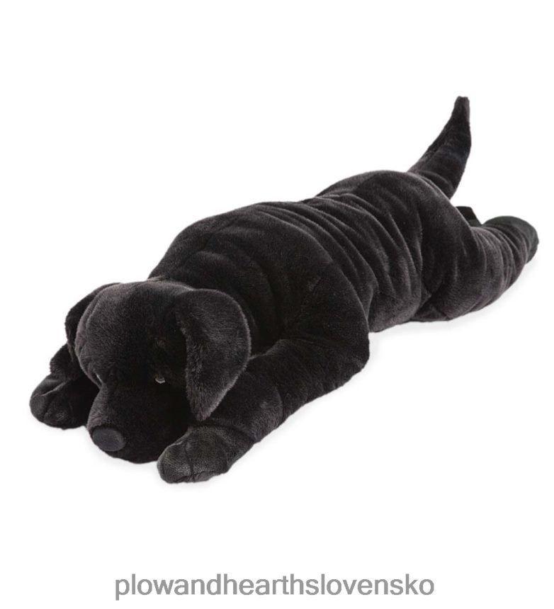 Plow & Hearth labradorský retriever plyšový vankúš na zvieracie telo - čokoládové laboratórium 6P208P2343 domáce potreby