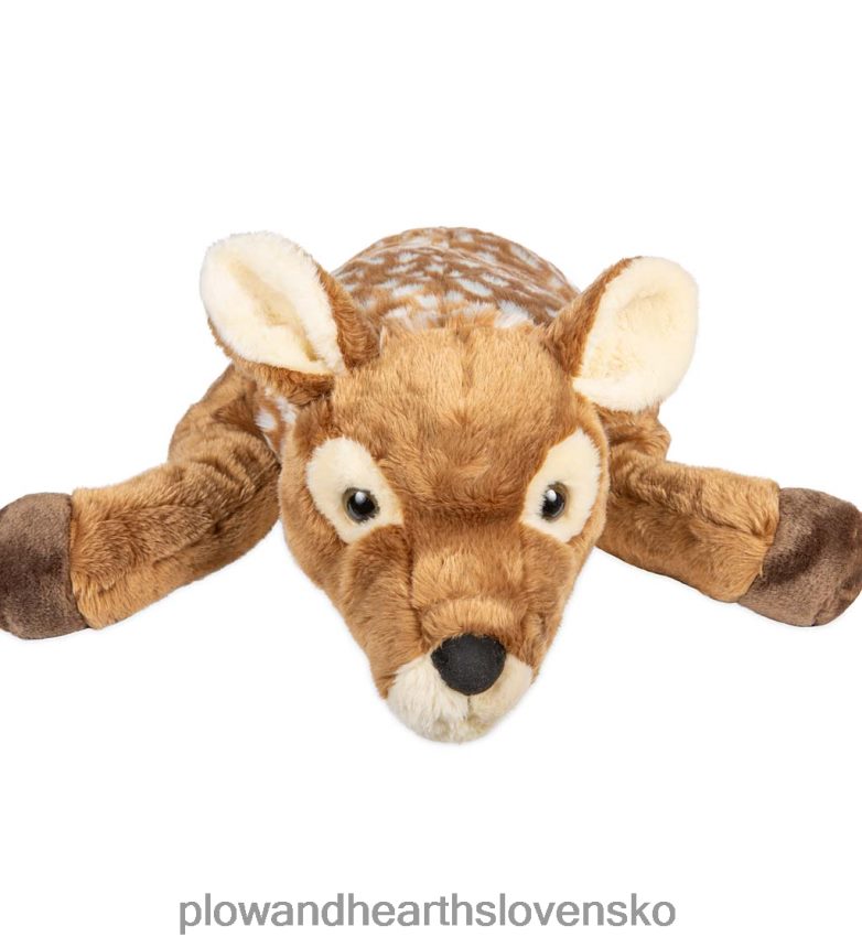 Plow & Hearth plyšový plyšový vankúš na zvieracie telíčko fuzzy bodkovaný plavý 6P208P2356 domáce potreby