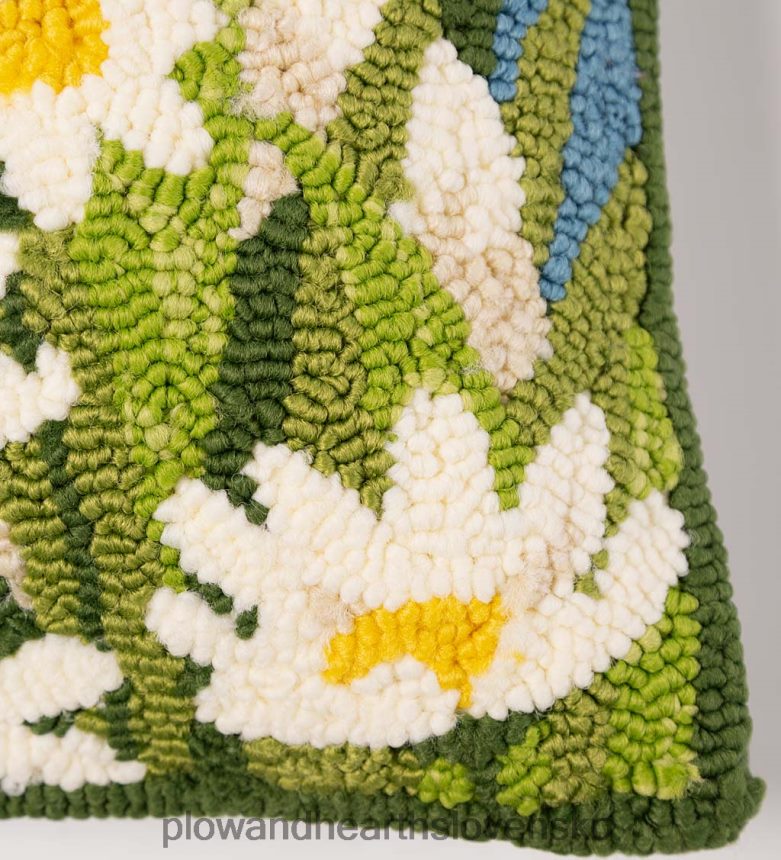 Plow & Hearth vnútorný/vonkajší hákový polypropylénový vankúš na hádzanie zajačika 6P208P1260 domáce potreby