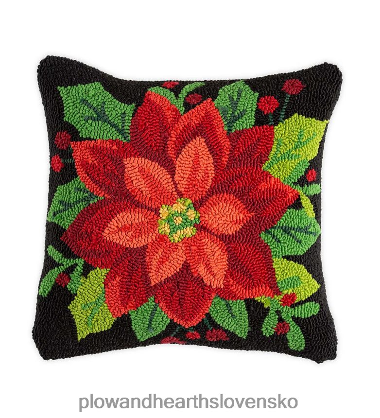 Plow & Hearth vnútorný/vonkajší hákový polypropylénový vankúš na vianočné hviezdy 6P208P1219 domáce potreby