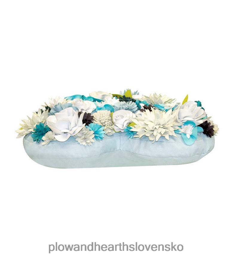 Plow & Hearth vnútorná/vonkajšia kytica srdiečkový vankúš - capri multi 6P208P1264 domáce potreby