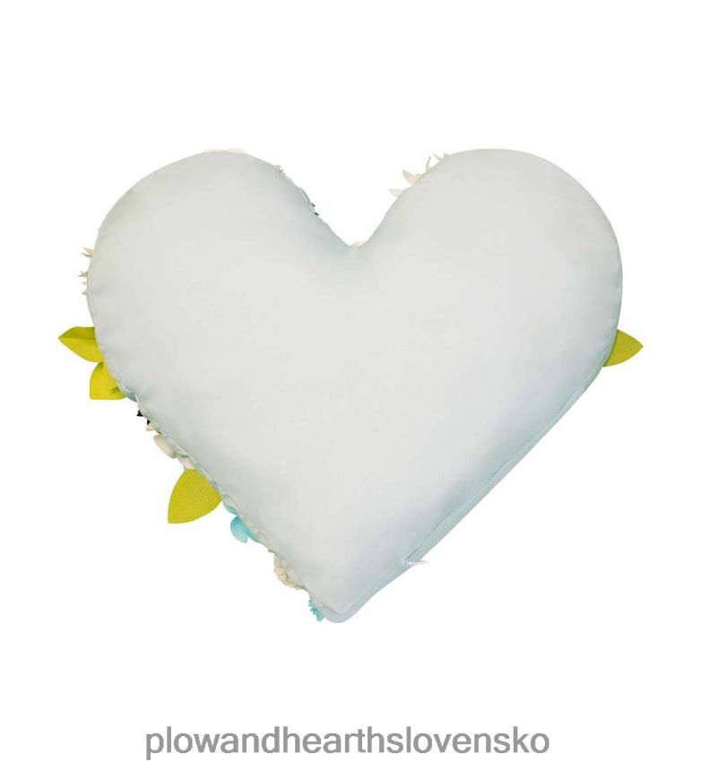 Plow & Hearth vnútorná/vonkajšia kytica srdiečkový vankúš - capri multi 6P208P1264 domáce potreby