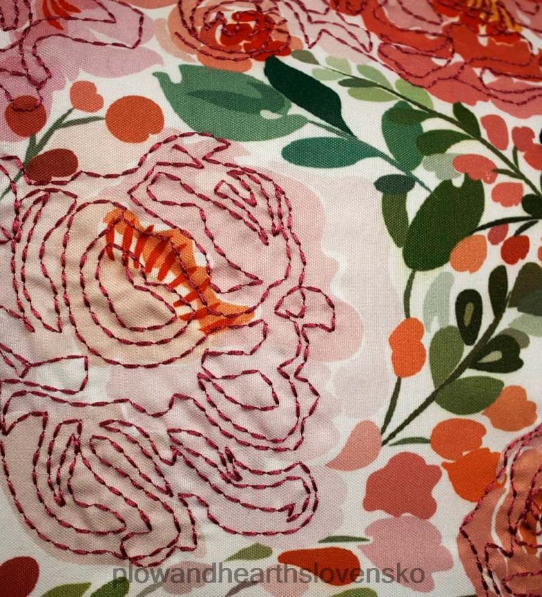 Plow & Hearth vnútorné / vonkajšie pekné pivonky hodiť vankúš 6P208P1223 domáce potreby