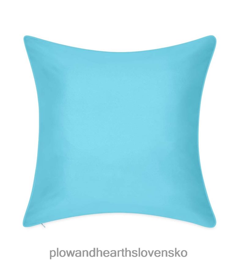 Plow & Hearth vnútorný/vonkajší vyšívaný čipkovaný vankúš - čierny 6P208P1261 domáce potreby