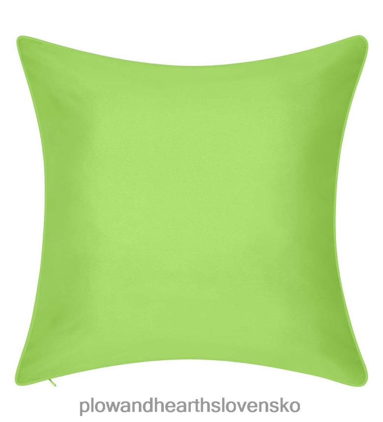 Plow & Hearth vnútorný/vonkajší vyšívaný čipkovaný vankúš - žltý 6P208P3186 domáce potreby