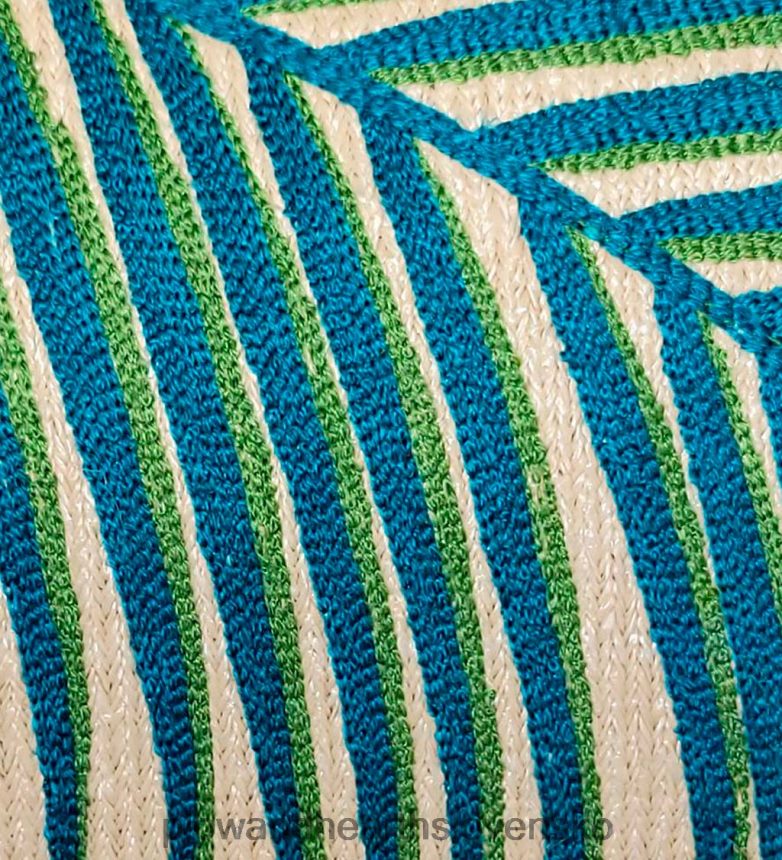 Plow & Hearth vyšívaný vankúšik z botanickej záhrady v New Yorku - čierny 6P208P1249 domáce potreby