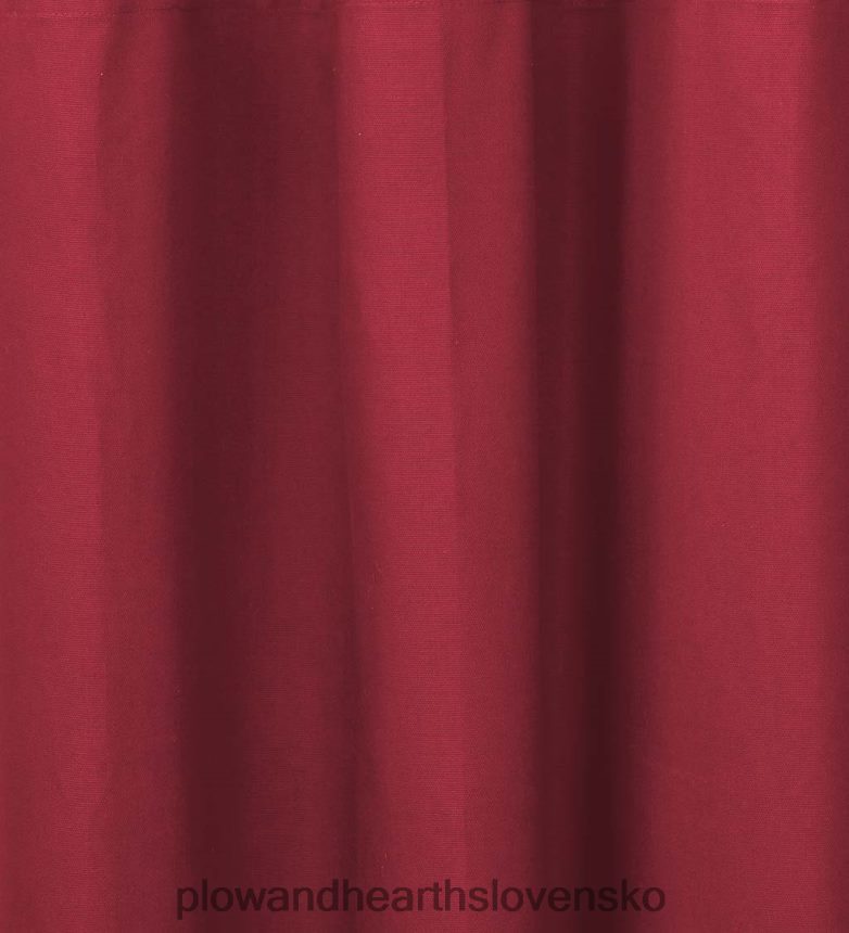 Plow & Hearth 84" l tepelný, energeticky účinný, izolovaný dvojšírkový pevný závesný záves - červený 6P208P3132 domáce potreby