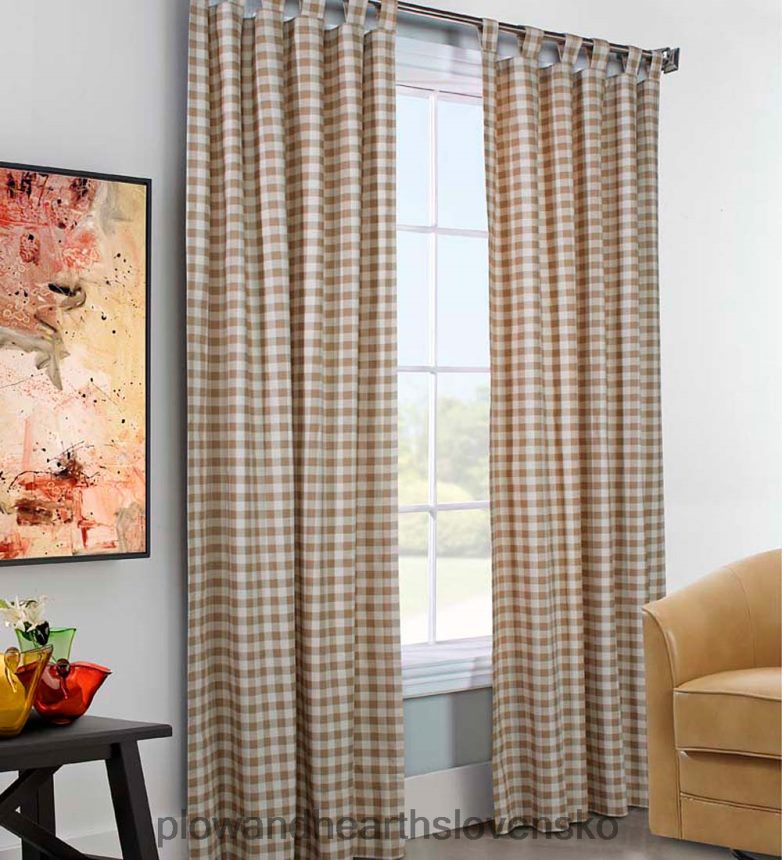 Plow & Hearth dvojširoký pár závesov s termologickým káblom, 84