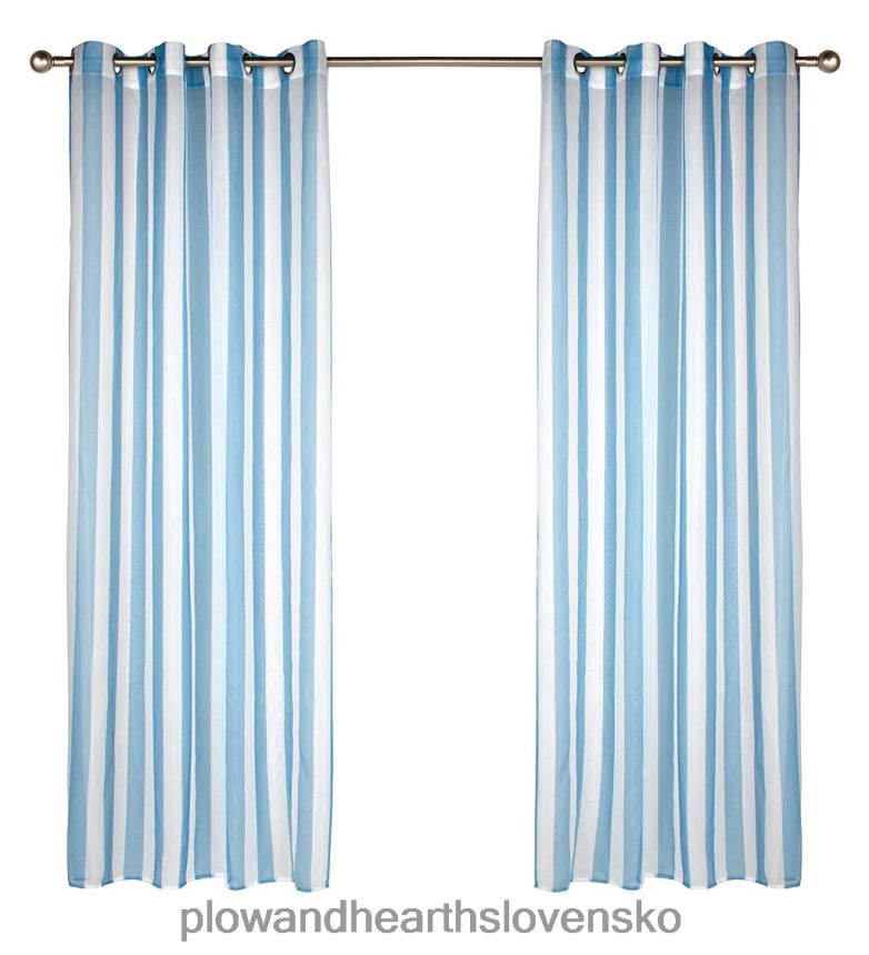 Plow & Hearth únikový pruhovaný vonkajší závesový panel 6P208P1473 domáce potreby