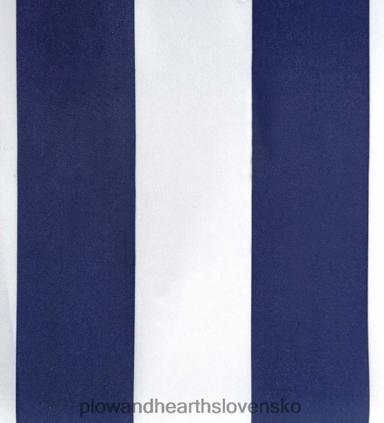 Plow & Hearth pruhované vonkajšie závesy s morskou krajinou 6P208P1471 domáce potreby