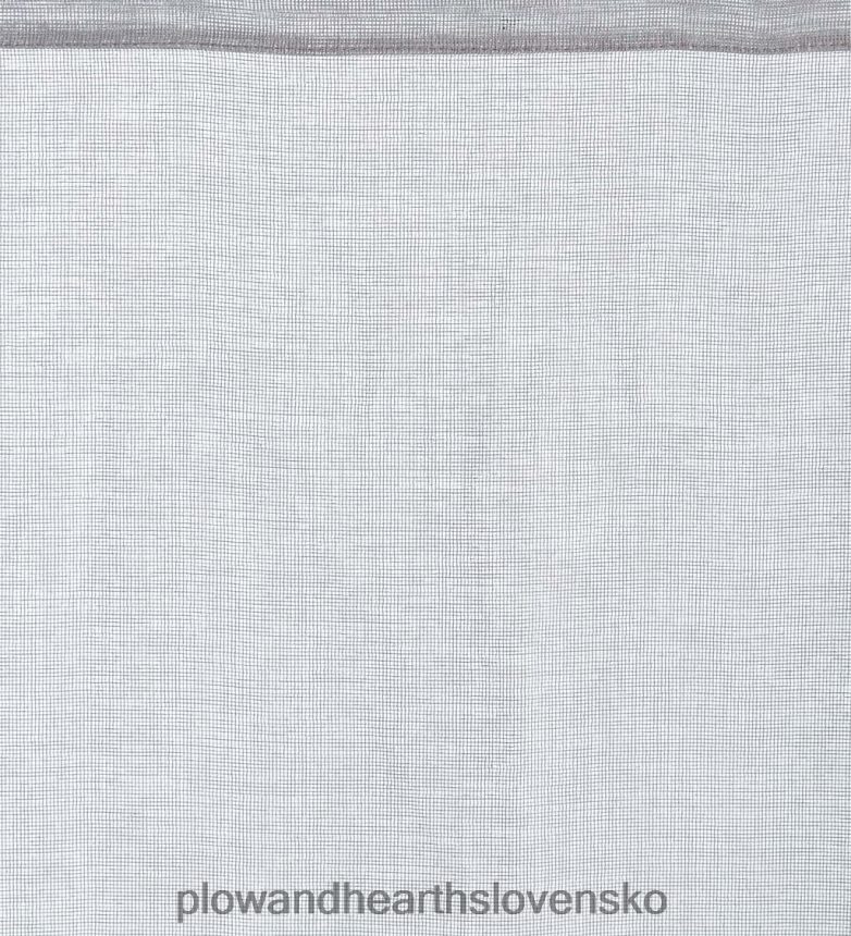 Plow & Hearth vonkajšia záclona s priechodkami, 110" š x 84" l - šedá 6P208P3164 domáce potreby