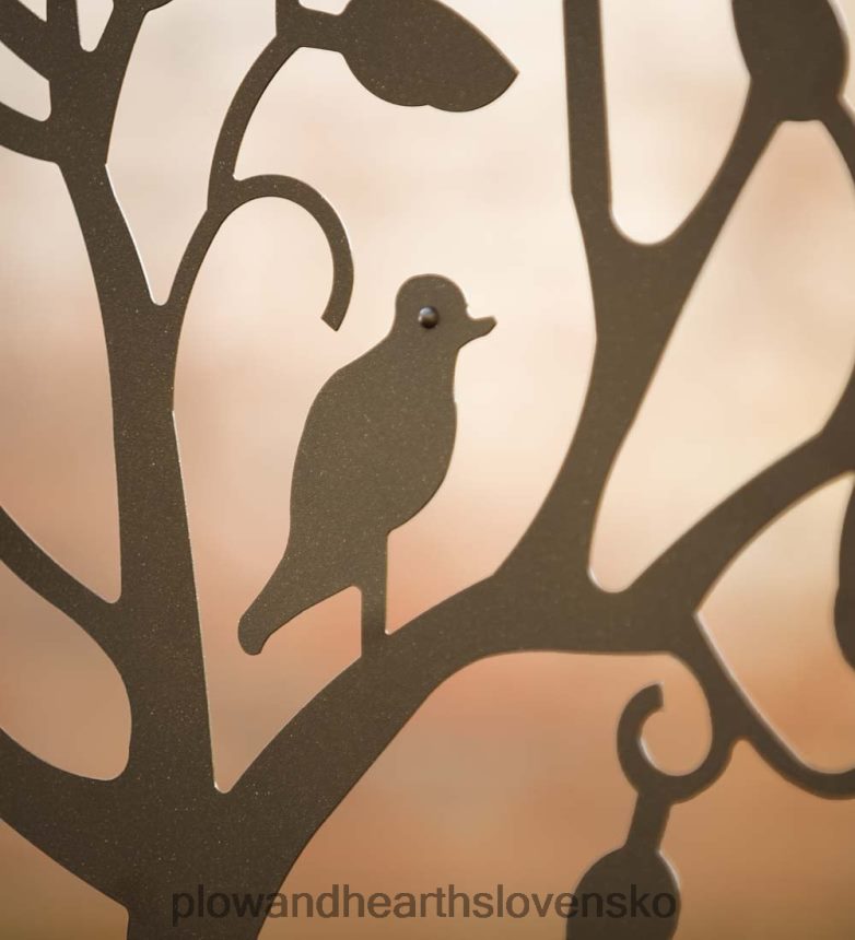 Plow & Hearth kovový oblúkový záhradný altánok s dizajnom stromu života 6P208P652 dvor a záhrada