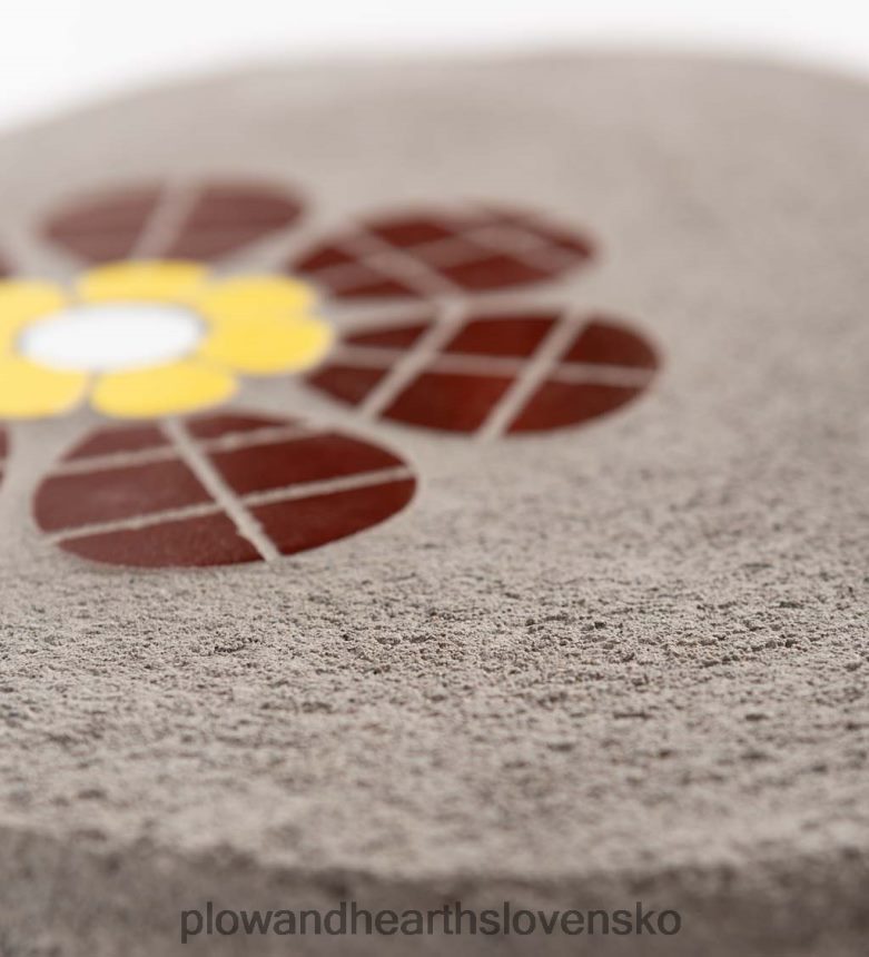 Plow & Hearth mozaikový odrazový mostík - žltý 6P208P691 dvor a záhrada