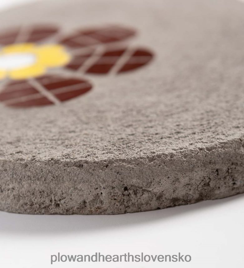 Plow & Hearth mozaikový odrazový mostík - žltý 6P208P691 dvor a záhrada