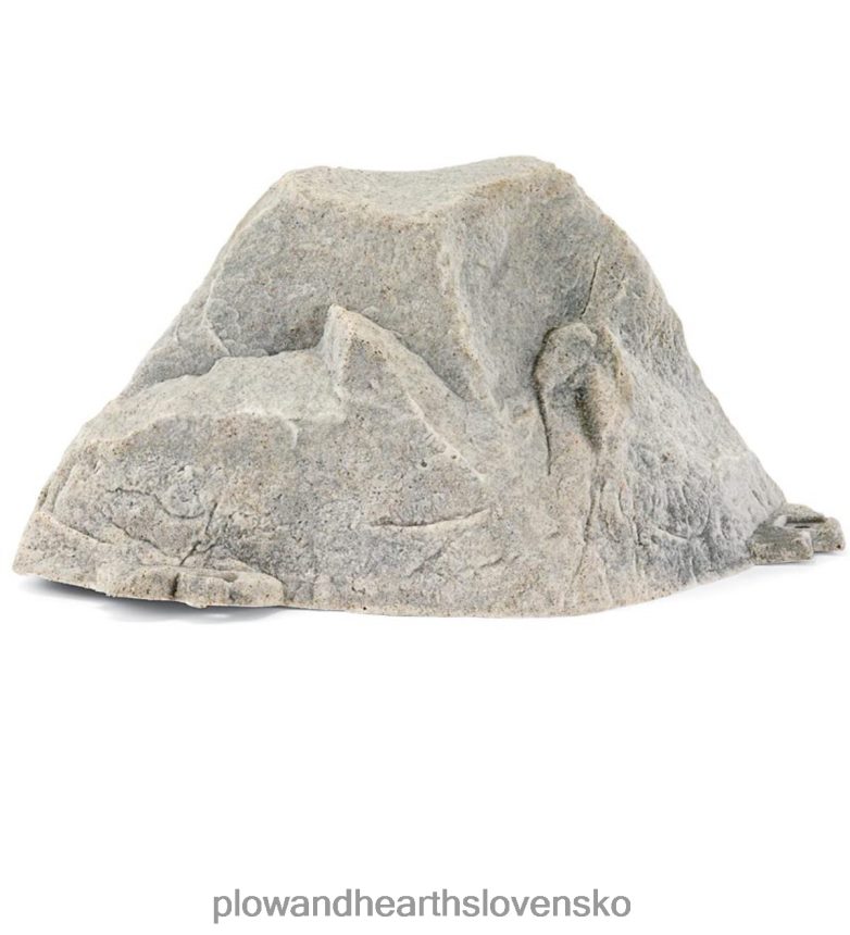 Plow & Hearth veľký falošný kameň vyrobený v USA - sivý 6P208P730 dvor a záhrada