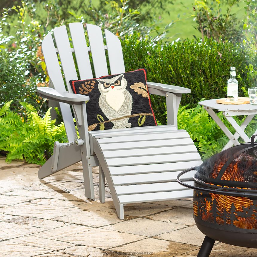 Plow & Hearth vonkajší nábytok adirondack z eukalyptového dreva 6P208P675 dvor a záhrada