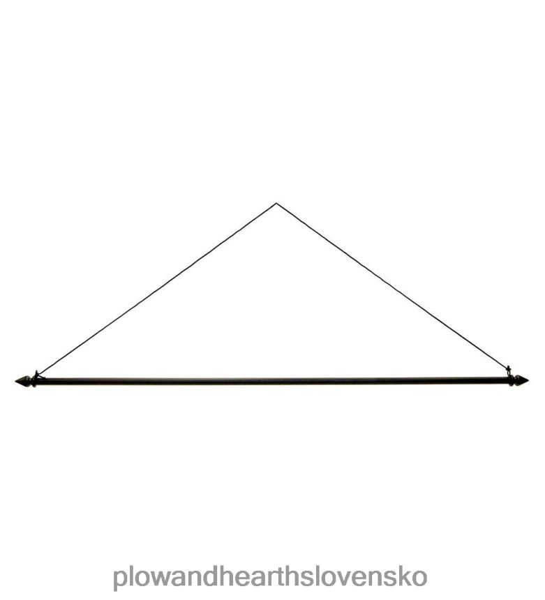 Plow & Hearth kovový hmoždinkový vešiak na záhradnú vlajku 6P208P640 dvor a záhrada