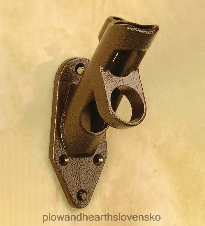 Plow & Hearth starožitný medený držiak 2-polohový hliníkový držiak domovej vlajky 6P208P320 dvor a záhrada