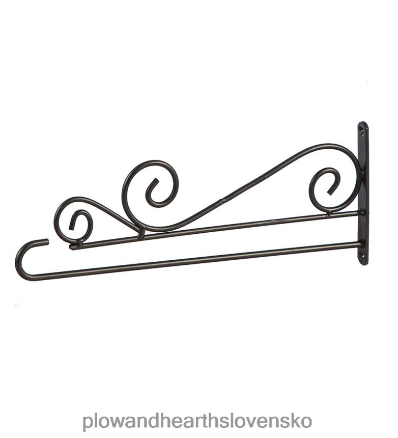 Plow & Hearth vírivý nástenný záhradný vešiak na vlajky 6P208P353 dvor a záhrada