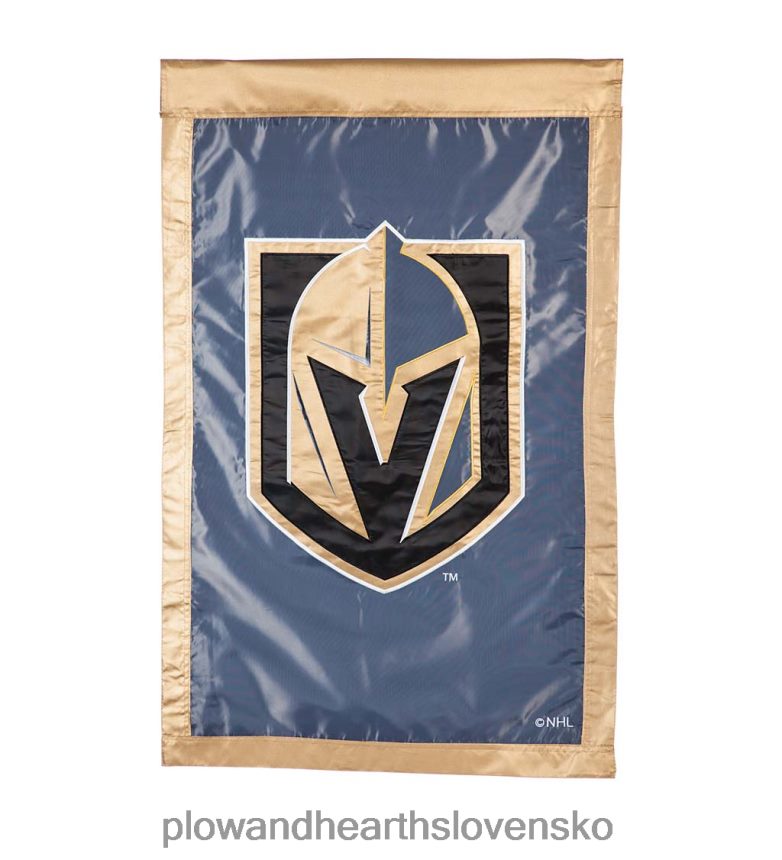 Plow & Hearth nhl hokejová nášivka vlajka - las vegas zlatí rytieri 6P208P633 dvor a záhrada
