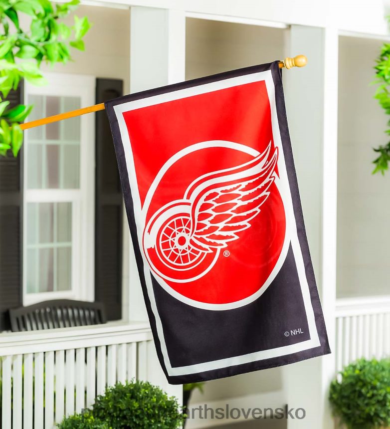 Plow & Hearth nhl hokejová vlajka - chicago blackhawks 6P208P631 dvor a záhrada