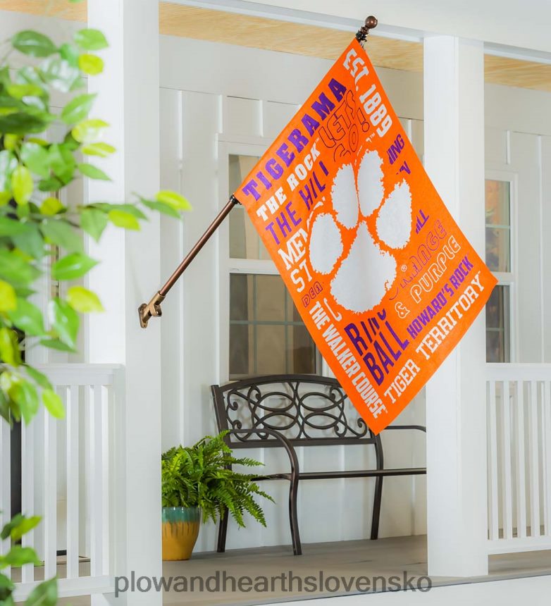 Plow & Hearth obojstranné fanúšikovské pravidlá vysokoškolský tím hrdosť žalovaná vlajka - univ of oklahoma 6P208P638 dvor a záhrada