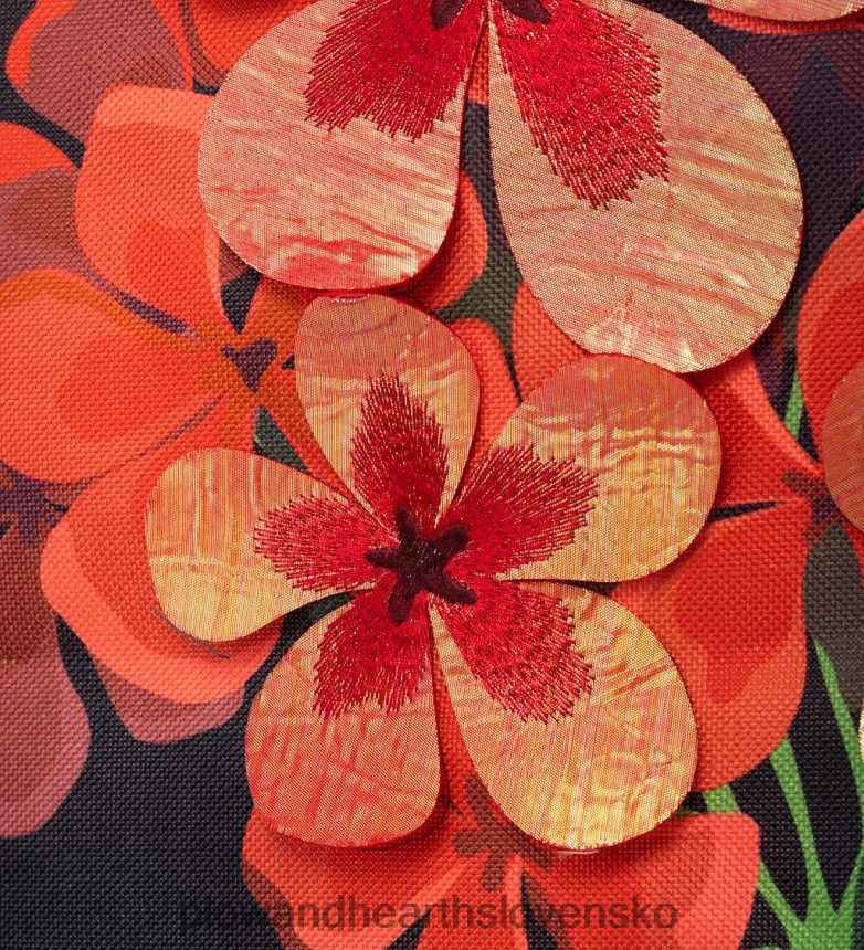 Plow & Hearth pelargónie uvítacia zástava statku 6P208P627 dvor a záhrada