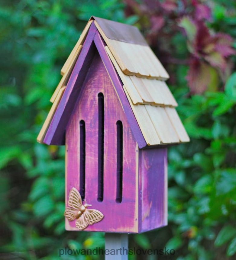 Plow & Hearth motýľ vánok cyprus motýľ domček - hrozienka 6P208P895 dvor a záhrada