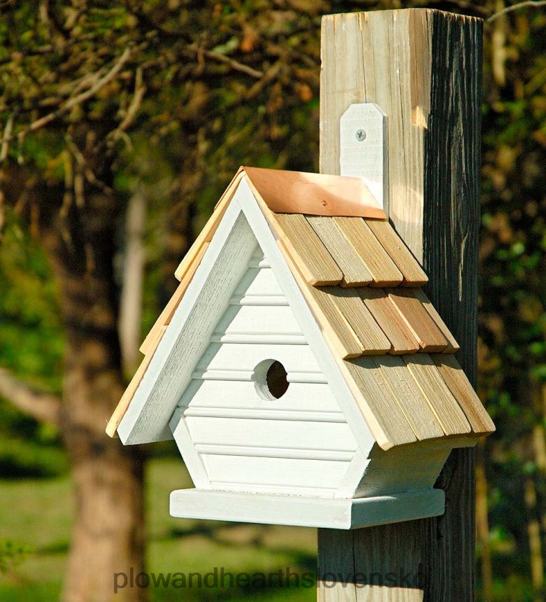 Plow & Hearth šik kuriatko vtáčia búdka - čučoriedka 6P208P866 dvor a záhrada