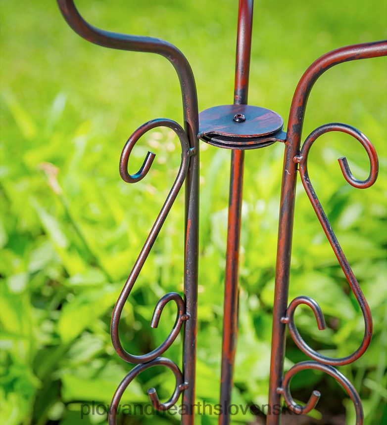 Plow & Hearth statívový zvitkový stojan na kúpanie pre vtáky 6P208P839 dvor a záhrada