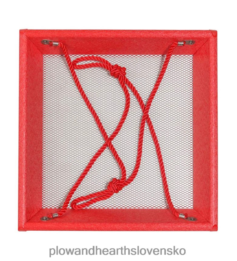 Plow & Hearth farebná závesná tácka pre vtáčiky z recyklovaného polyreziva - modrá 6P208P757 dvor a záhrada