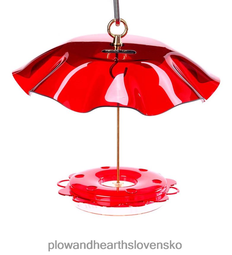 Plow & Hearth kŕmidlo pre kolibríky s ochranou proti poveternostným vplyvom 6P208P823 dvor a záhrada