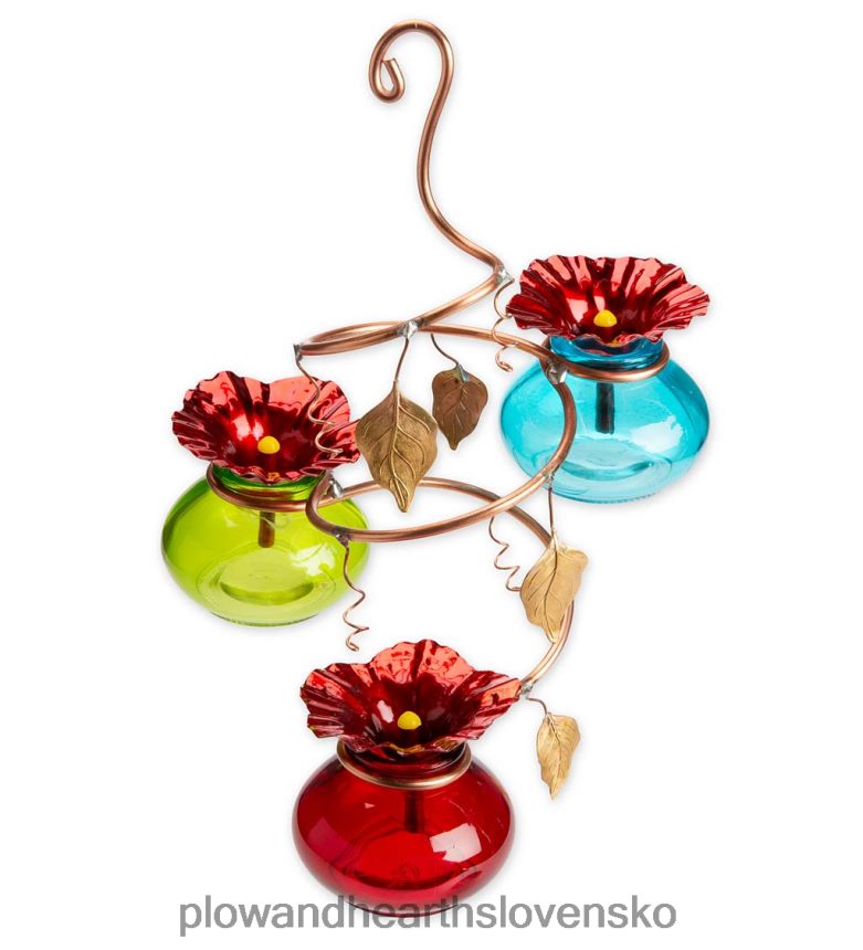 Plow & Hearth vinester multi kŕmidlo pre kolibríky 6P208P739 dvor a záhrada