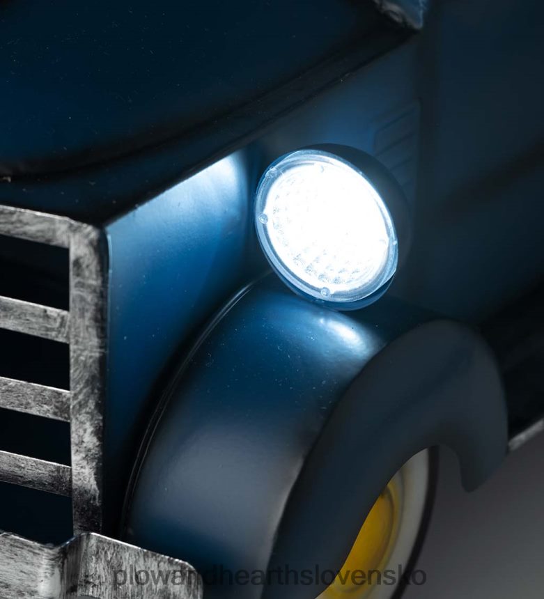 Plow & Hearth Vintage štýl solárny kvetináč - červený 6P208P187 dvor a záhrada