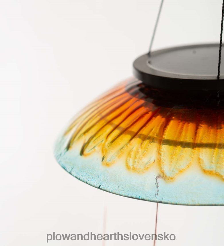 Plow & Hearth farebný solárny mobil so slnečnicami 6P208P373 dvor a záhrada