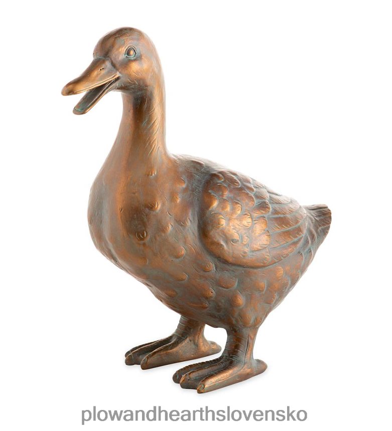 Plow & Hearth kačacia rodinka s mamou a tromi bábätkami, sada 4 kusov 6P208P92 dvor a záhrada