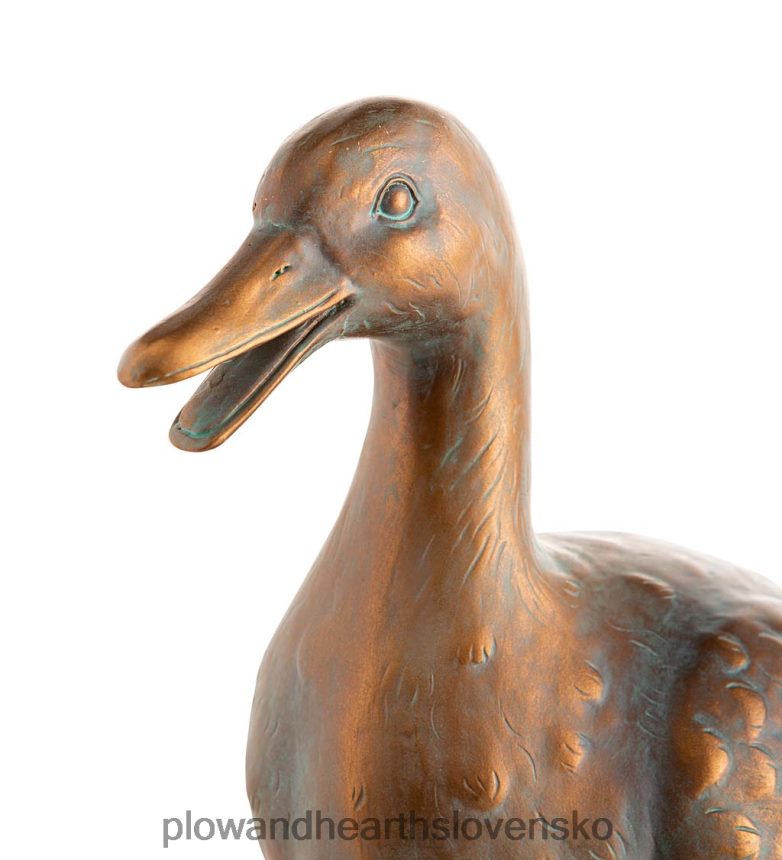 Plow & Hearth kačacia rodinka s mamou a tromi bábätkami, sada 4 kusov 6P208P92 dvor a záhrada