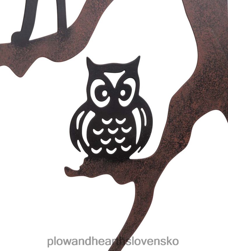 Plow & Hearth kovové halloweenske treláže v dizajne čarodejníc a strašidelných domov - strašidelný dom 6P208P203 dvor a záhrada