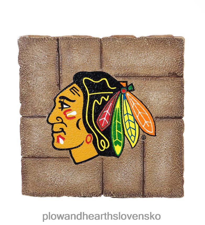 Plow & Hearth nhl hokejový tím záhradná kamenná dlažba - Columbus blue jackets 6P208P367 dvor a záhrada