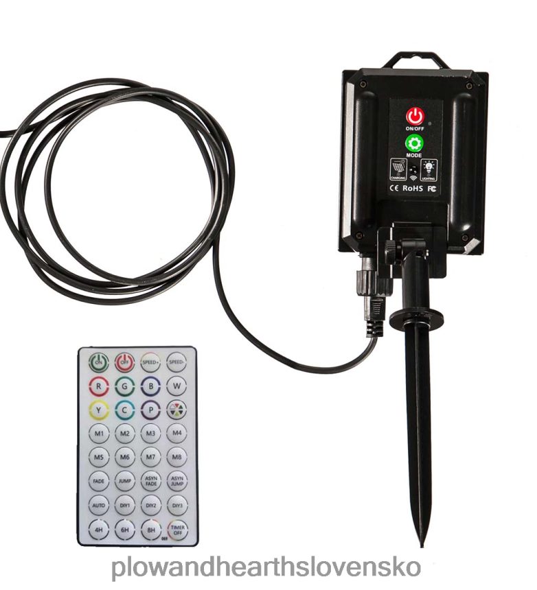 Plow & Hearth solárne viacfarebné strunové svetlá 6P208P409 dvor a záhrada