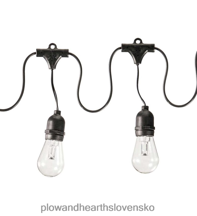 Plow & Hearth solárne viacfarebné strunové svetlá 6P208P409 dvor a záhrada