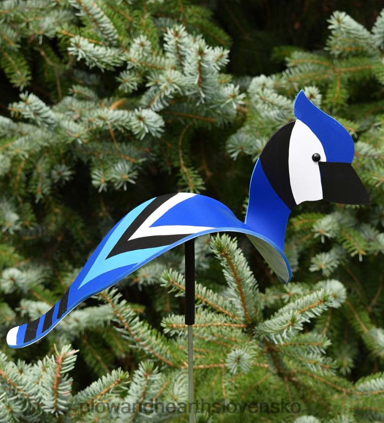 Plow & Hearth tancujúca socha blue jay 6P208P406 dvor a záhrada
