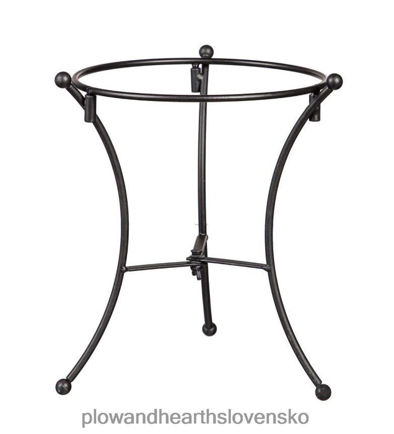 Plow & Hearth umelecká sklenená vírivá guľa so stojanom - kráľovská modrá 6P208P313 dvor a záhrada